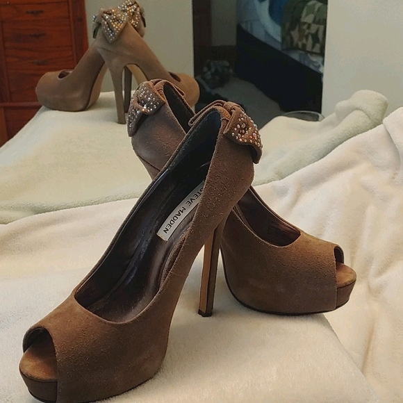 P-Stila Bow Peep Toe - Picture 3 of 6